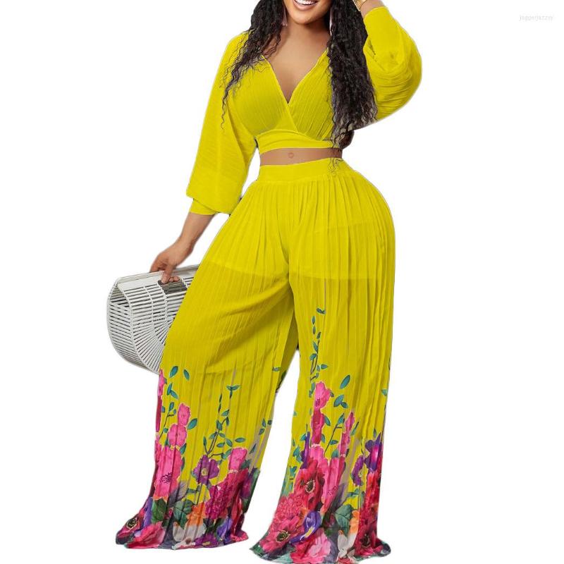Women' Two Piece Pants Cutubly Chiffon 2 Set Trouser Suits Outfits Female V-neck Bat Sleeve Crop Top Wide Leg Sets Printing Casual, White
Women' Two Piece Pants Cutubly Chiffon 2 Set Trouser Suits Outfits Female V-neck Bat Sleeve Crop Top Wide Leg Sets Printing Casual, White