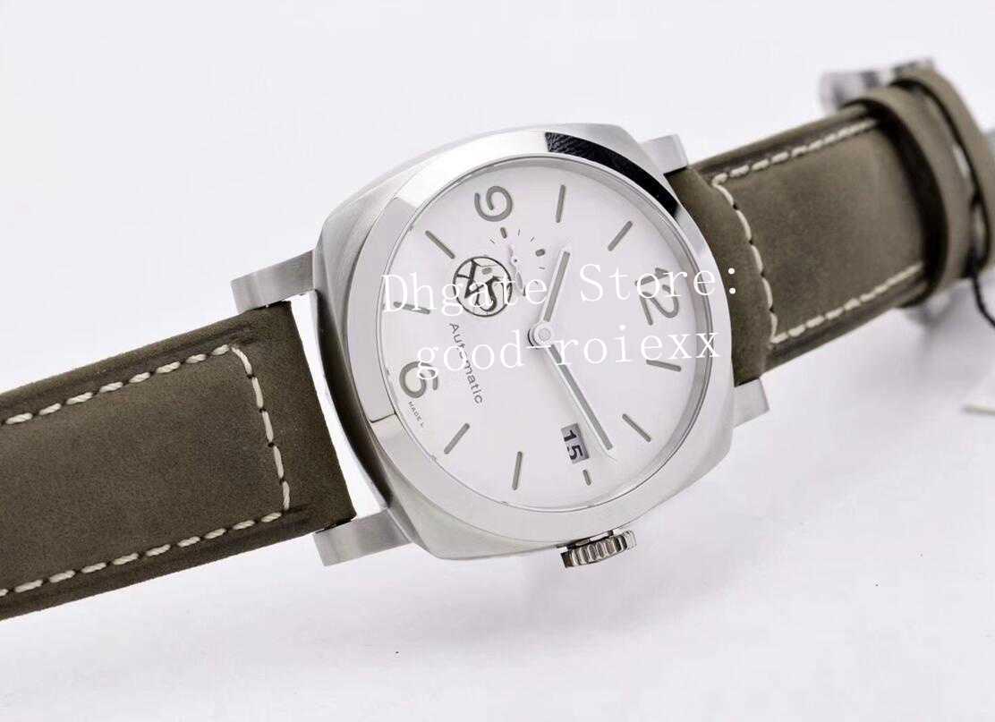 Business Men Watches White Dial Watch Men's Automatic CAL.9010 Luminous 1314 Leather Strap VS Mechanical Pam Dive 300M Crystal Date Steel
Business Men Watches White Dial Watch Men's Automatic CAL.9010 Luminous 1314 Leather Strap VS Mechanical Pam Dive 300M Crystal Date Steel