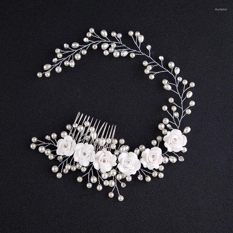 Hair Clips White Flower Wedding Headbands Bridal Jewelry Accessories Comb For Women Girls Pearl Rhinestone Hairbands
Hair Clips White Flower Wedding Headbands Bridal Jewelry Accessories Comb For Women Girls Pearl Rhinestone Hairbands