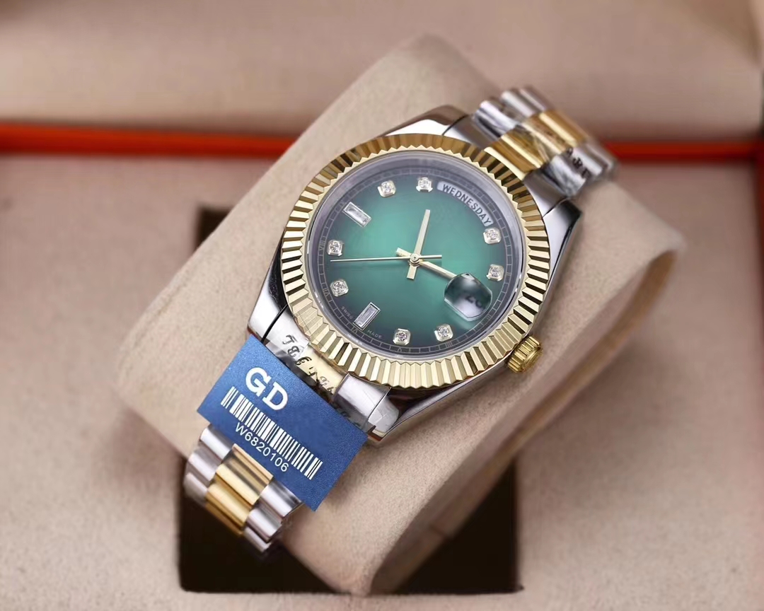 Fashionable green face mechanical watch 316L silver steel 36/41mm dial automatic wind up Japanese new movement sapphire mirror luxury women's watch
Fashionable green face mechanical watch 316L silver steel 36/41mm dial automatic wind up Japanese new movement sapphire mirror luxury women's watch