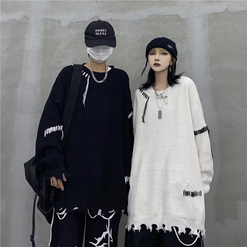 Men's Sweaters Men Women Streetwear Hip Hop Pullovers Jumper Wash Hole Ripped Knit Fashion Oversized All-match Unisex Tassel Clothes, Black
Men's Sweaters Men Women Streetwear Hip Hop Pullovers Jumper Wash Hole Ripped Knit Fashion Oversized All-match Unisex Tassel Clothes, Black