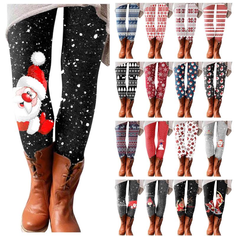 Women' Leggings Christmas Printed For Womens Warm Casual Tight Sexy Mujer High Waist Long Pants Pantalon Pour Femme De
Women' Leggings Christmas Printed For Womens Warm Casual Tight Sexy Mujer High Waist Long Pants Pantalon Pour Femme De