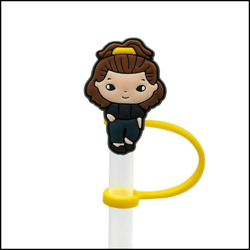 Drinking Straws Custom Stranger Things St Topper Sile Mold Er Fashion Charms Reusable Splash Proof Drinking Dust Plug Decorative 8Mm Othjl