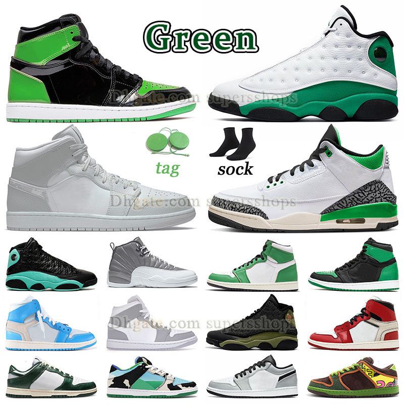 Jumpman 1s 13s Lucky Green Basketball Shoes Deisgner Jump Man Big Size 12 13 Offs 12s Stealth Pine Green White Grey Red Duk Chunky Dunkd Dunka Mid Light Smoke Trainers, 043 36-46 grey camo
Jumpman 1s 13s Lucky Green Basketball Shoes Deisgner Jump Man Big Size 12 13 Offs 12s Stealth Pine Green White Grey Red Duk Chunky Dunkd Dunka Mid Light Smoke Trainers, 043 36-46 grey camo