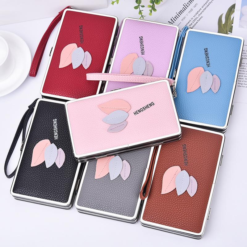 Wallets Women Long Wallet Leaf Decoration Hasp Solid Color Pu Leather Coin Purses Female Wristband Metal Frame Holder Clutch, Red
Wallets Women Long Wallet Leaf Decoration Hasp Solid Color Pu Leather Coin Purses Female Wristband Metal Frame Holder Clutch, Red