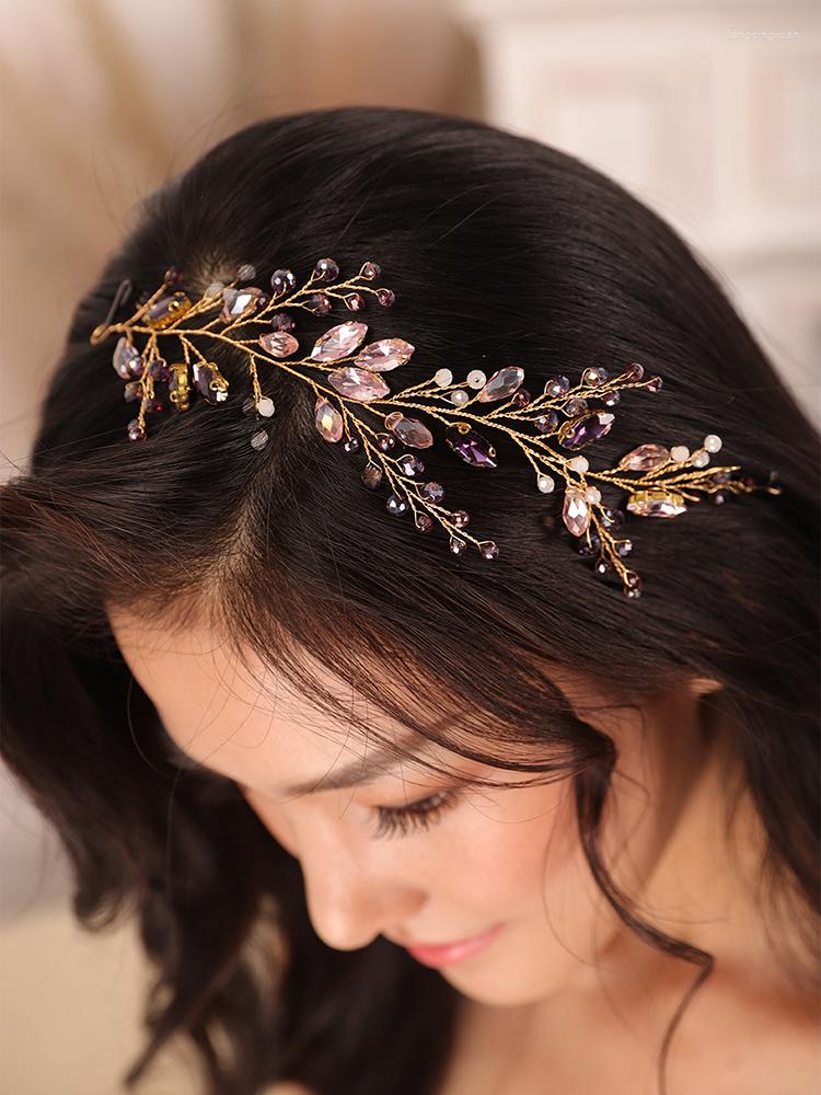 Headpieces Purple Wedding Headband Crystal Rhinestone Romantic Bridal Accessories Noble Women Hair Ornaments Bride To Be Jewelry
Headpieces Purple Wedding Headband Crystal Rhinestone Romantic Bridal Accessories Noble Women Hair Ornaments Bride To Be Jewelry