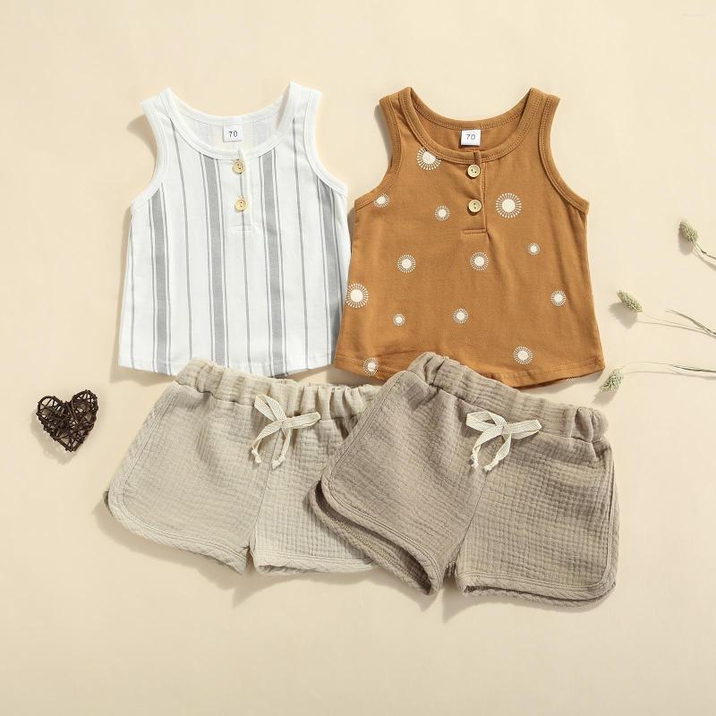 Clothing Sets Baby Tank Shorts Vertical Stripes / Polka Dot Printing Elastic Waist Drawstring Summer 1-6T, White
Clothing Sets Baby Tank Shorts Vertical Stripes / Polka Dot Printing Elastic Waist Drawstring Summer 1-6T, White
