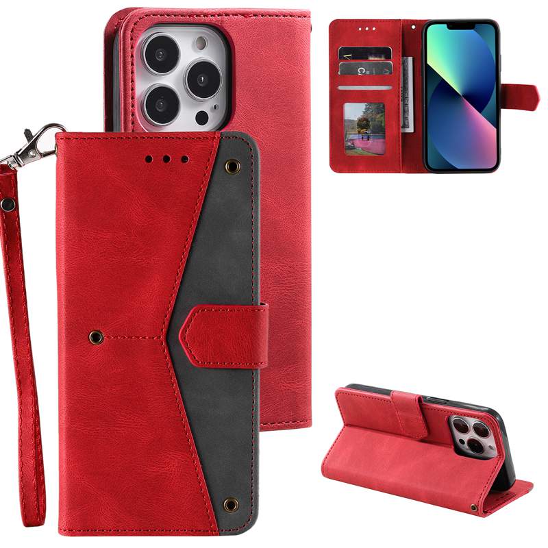 A17 Hand Feeling Leather Wallet Cases For Samsung S25 Edge A36 A56 S24 FE Plus S23 Ultra A07 A16 A06 A05 A05S A15 A35 Hybrid Contrast ID Holder Hit Fl