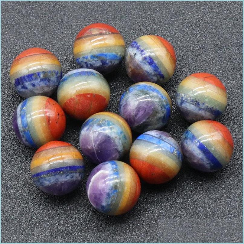 Stone 20Mm 7 Chakra Round Natural Crystal Stone Ball Mosaic Craft Gift Yoga Hand Play Odornment Decoration Drop Delivery 2022 Jewelry Dheu1
Stone 20Mm 7 Chakra Round Natural Crystal Stone Ball Mosaic Craft Gift Yoga Hand Play Odornment Decoration Drop Delivery 2022 Jewelry Dheu1