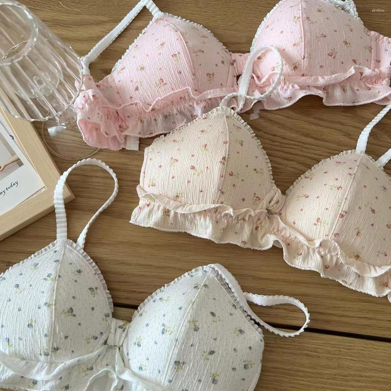 Bras Sets Lolita Girls Underwear Set Printed Cotton Triangle Cup Comfortable Cute Japanese Wirefree Bra & Panties Kawaii Pink Lingerie, Beige
Bras Sets Lolita Girls Underwear Set Printed Cotton Triangle Cup Comfortable Cute Japanese Wirefree Bra & Panties Kawaii Pink Lingerie, Beige