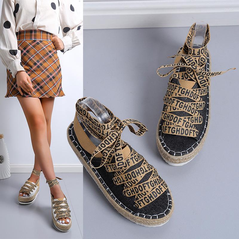 Dress Shoes Platform Ladies Sandals Lace-up Thick Espadrille Women's Woven Straw Square Toe Heightening Casual Fisherman Female, White
Dress Shoes Platform Ladies Sandals Lace-up Thick Espadrille Women's Woven Straw Square Toe Heightening Casual Fisherman Female, White