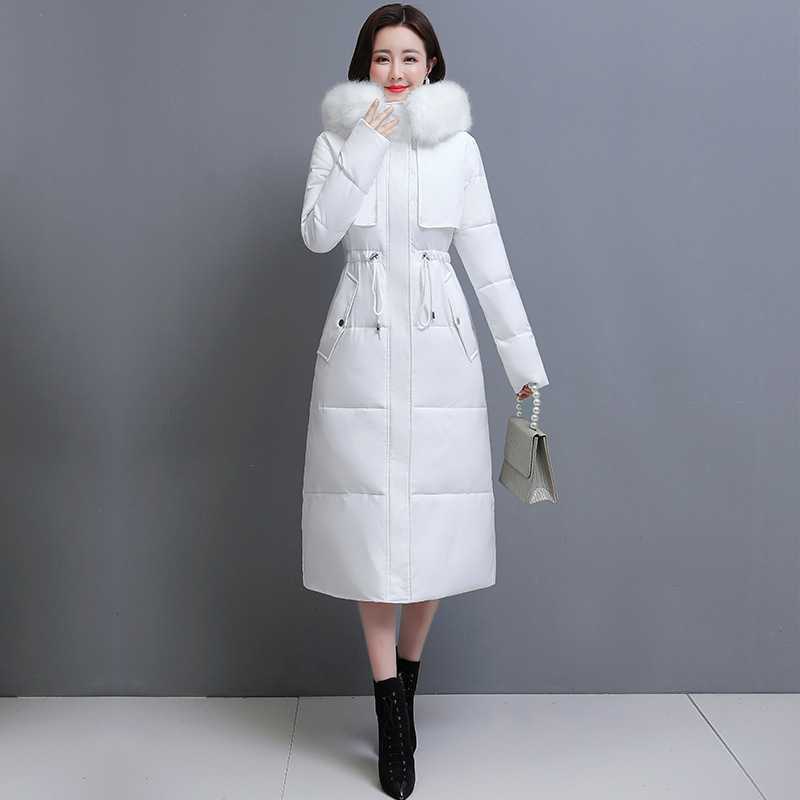 Women's Down Parkas New High quality Over-knee Down Padded Jackets Large Fur collar 2021 Winter Jacket Slim Thick Women's Parka Solid Female Coats T221011, Black2
Women's Down Parkas New High quality Over-knee Down Padded Jackets Large Fur collar 2021 Winter Jacket Slim Thick Women's Parka Solid Female Coats T221011, Black2