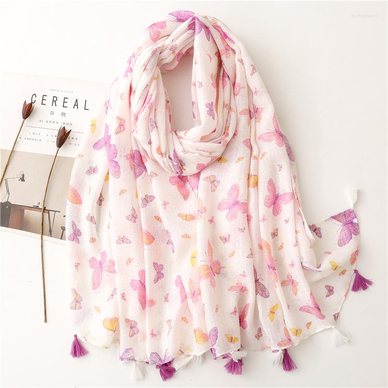 Scarves 2022 Beautiful Butterfly Print Tassel Scarf Shawls Long Soft Animal Shimmer Wrap Hijab
Scarves 2022 Beautiful Butterfly Print Tassel Scarf Shawls Long Soft Animal Shimmer Wrap Hijab