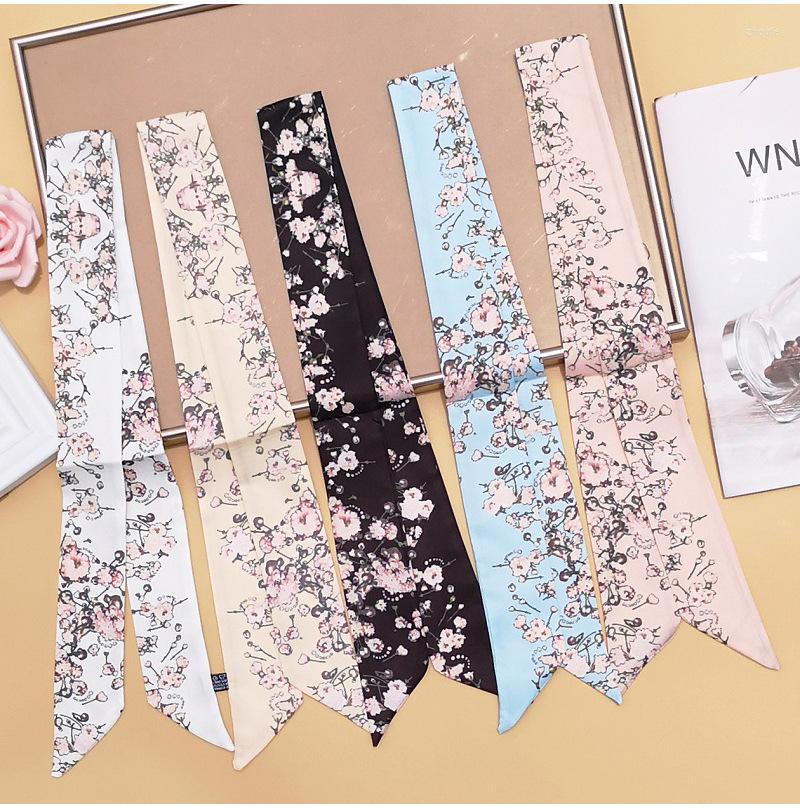 Scarves Women's Summer Scarf Skinny Tied Bag Handle Small Ribbon Variety Ladies Head Headband Silk Neck G57
Scarves Women's Summer Scarf Skinny Tied Bag Handle Small Ribbon Variety Ladies Head Headband Silk Neck G57