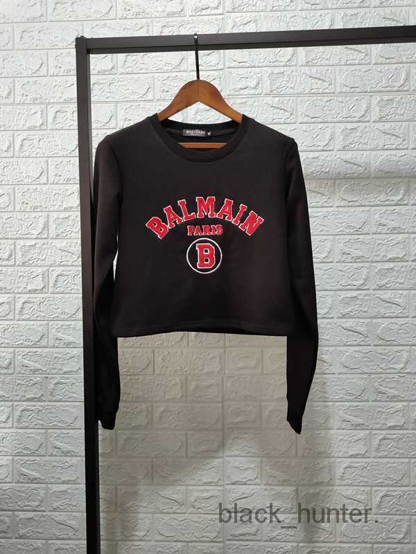 Women's Hoodies Balman Designer Sweatshirts Autumn winter new Black Red Embroidery letter balman cotton short womens sweater, Black scarlet letter embroidery
Women's Hoodies Balman Designer Sweatshirts Autumn winter new Black Red Embroidery letter balman cotton short womens sweater, Black scarlet letter embroidery