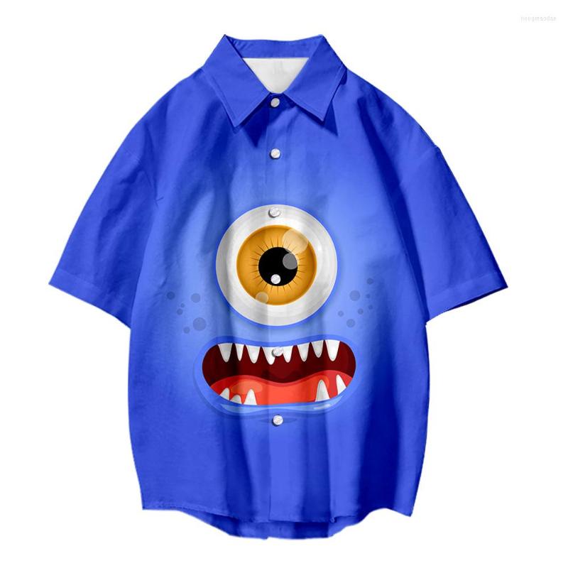 Men's Casual Shirts 2022 Cartoon Monster Face 3D Digital Printing Trend Men's Short-sleeved Shirt, Gold
Men's Casual Shirts 2022 Cartoon Monster Face 3D Digital Printing Trend Men's Short-sleeved Shirt, Gold