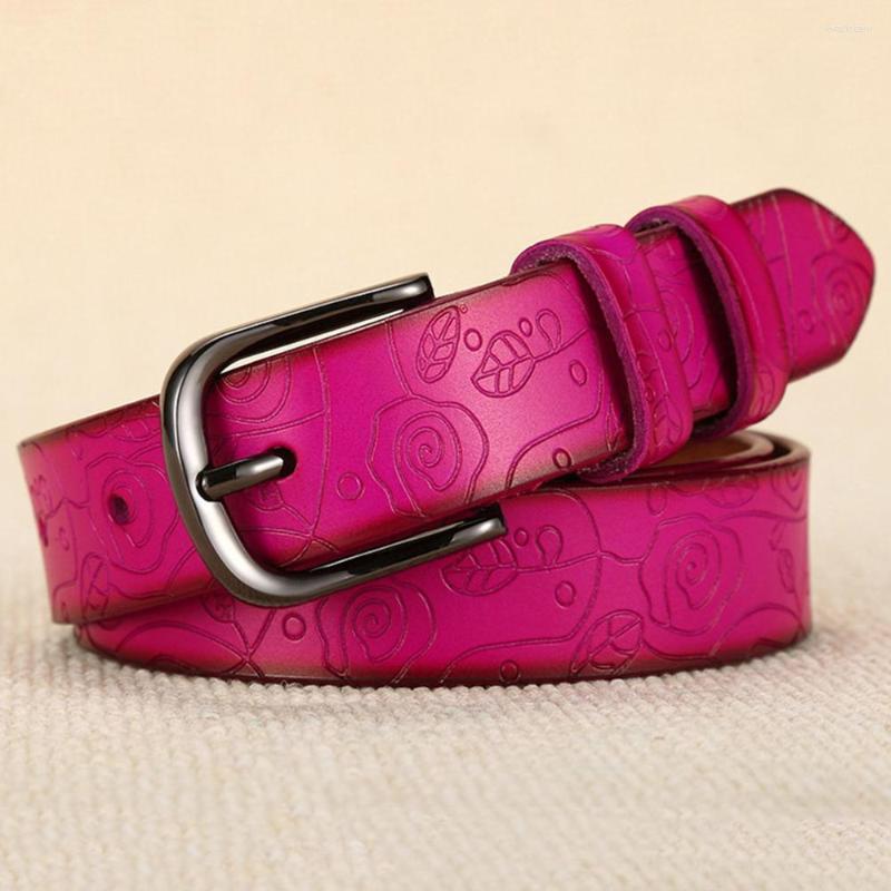 Belts Fashion Design Floral Pattern Rose Red Genuine Leather Female Belt Women's Pin Buckle Metal 28mm Wide 2022, White
Belts Fashion Design Floral Pattern Rose Red Genuine Leather Female Belt Women's Pin Buckle Metal 28mm Wide 2022, White