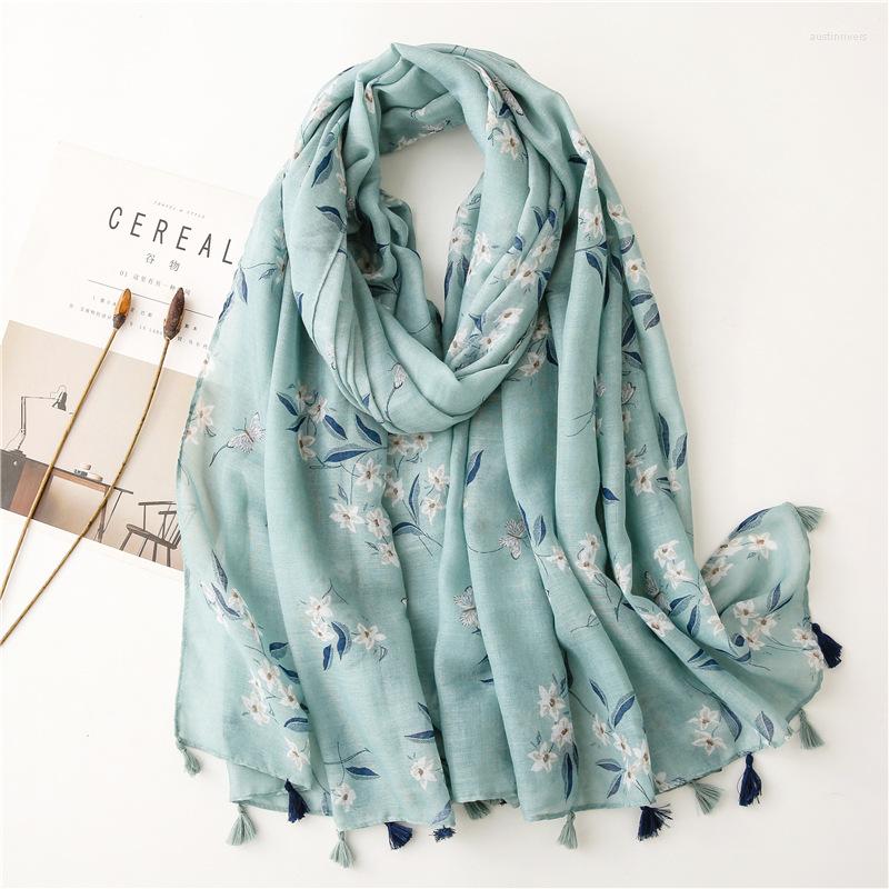 Scarves 2022 Fashion Flower Print Tassel Scarf Shawls Long Soft Beach Floral Pattern Hijab Wrap
Scarves 2022 Fashion Flower Print Tassel Scarf Shawls Long Soft Beach Floral Pattern Hijab Wrap