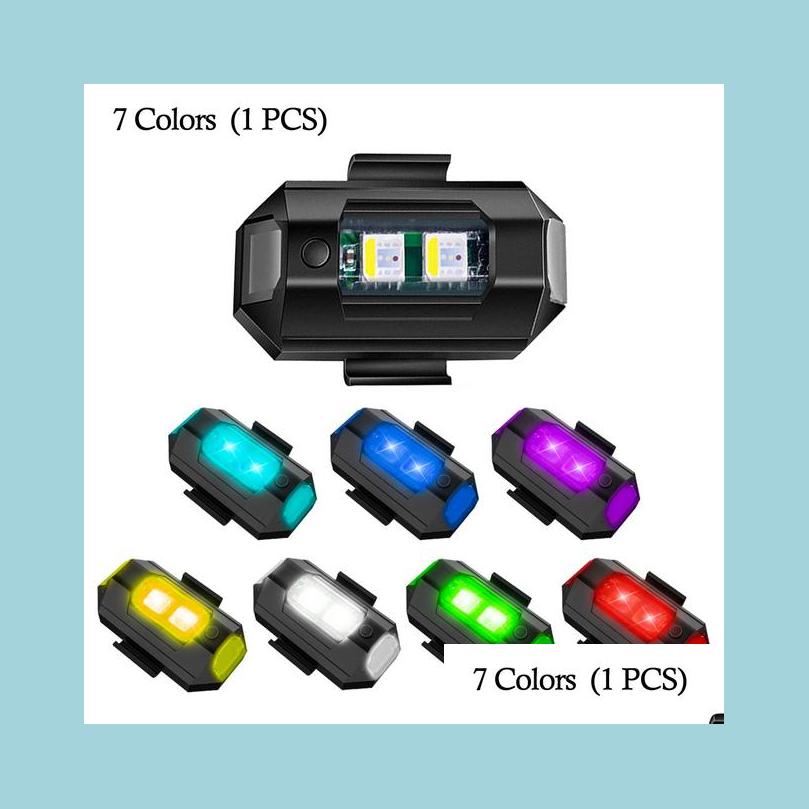 Motorcycle Lighting 7 Colors Drone Strobe Light Usb Led Motorcycle Lighting Anti-Collision Bike Tail /Model Aircraft Night Flying Min Dhsft
Motorcycle Lighting 7 Colors Drone Strobe Light Usb Led Motorcycle Lighting Anti-Collision Bike Tail /Model Aircraft Night Flying Min Dhsft