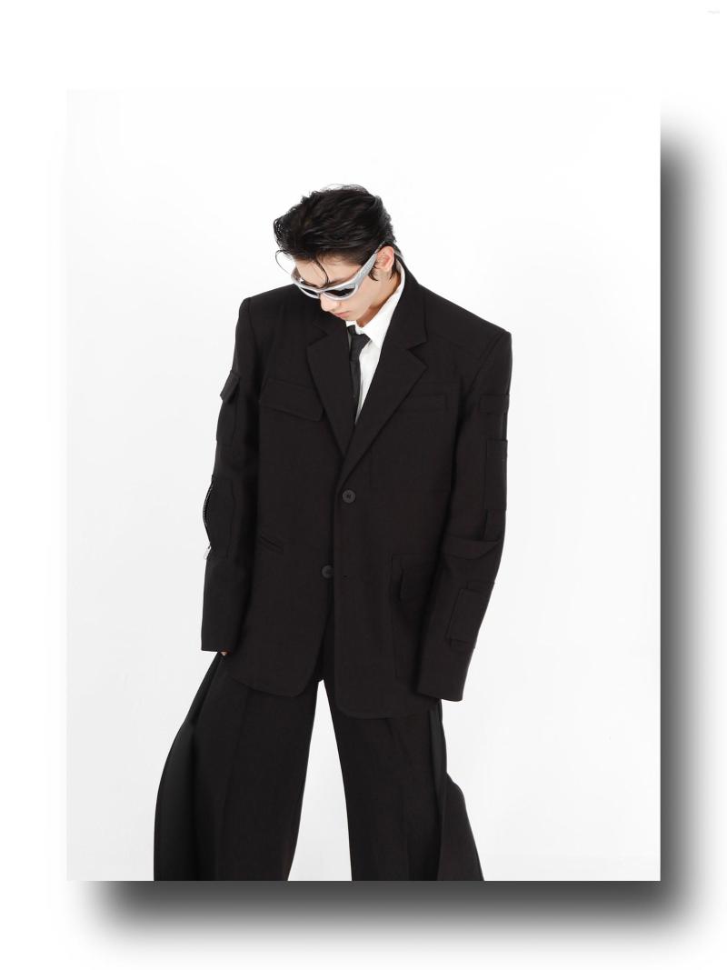 Men's Suits Vb636 Fashion Men's Coats & Jackets 2022 Runway Luxury European Design Party Style Clothing, Black 
Men's Suits Vb636 Fashion Men's Coats & Jackets 2022 Runway Luxury European Design Party Style Clothing, Black