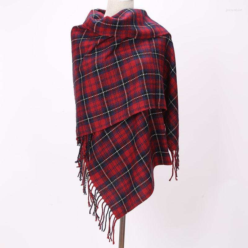 Scarves Brand Scarfs Long Tassels Red Plaid Cashmere Woven Warm Pashmina Winter Fashion Shawls For Women
Scarves Brand Scarfs Long Tassels Red Plaid Cashmere Woven Warm Pashmina Winter Fashion Shawls For Women