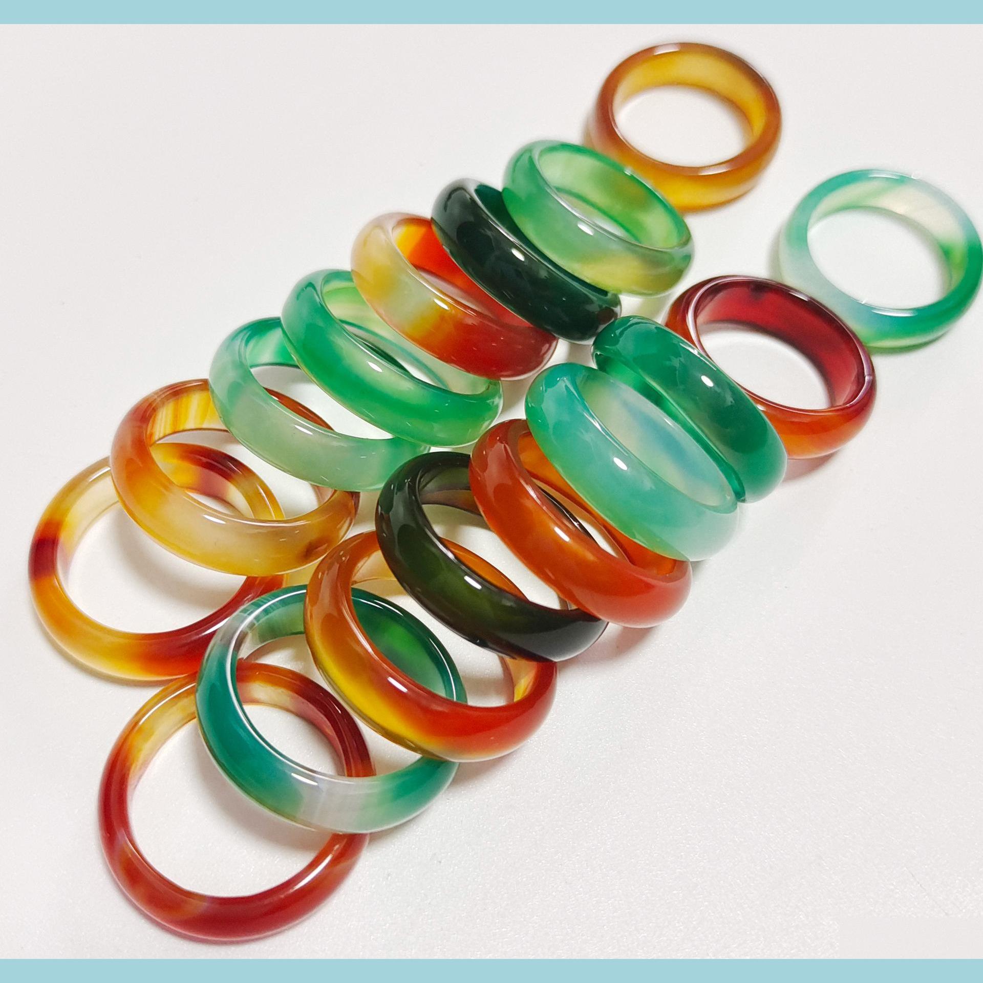 Band Rings 6Mm Wide Stripe Green Yellow Glass Crystal Agate Jade Ring Jewelry Finger Rings For Women Men Drop Delivery 2022 Dhcou
Band Rings 6Mm Wide Stripe Green Yellow Glass Crystal Agate Jade Ring Jewelry Finger Rings For Women Men Drop Delivery 2022 Dhcou