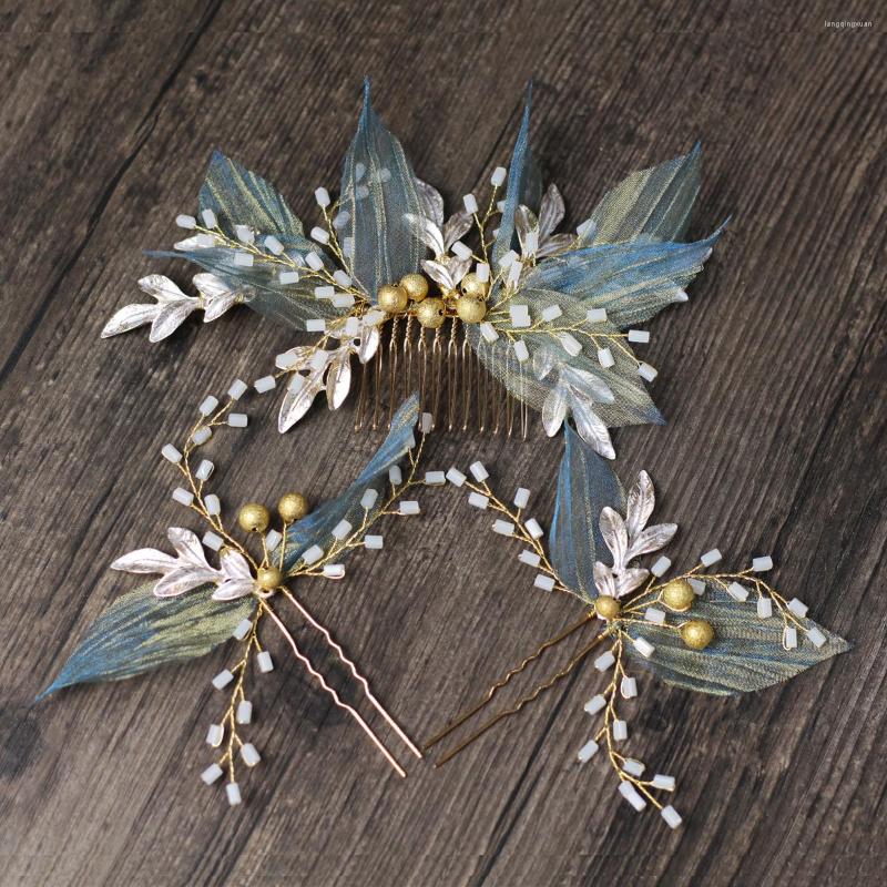 Headpieces HP052 Fairy Bridal Hairwear Yarn Leaf Crystal Bridesmaid Flower-Girl Hairpin Women Pageant Birthday Gift Tiara Wed Accessories
Headpieces HP052 Fairy Bridal Hairwear Yarn Leaf Crystal Bridesmaid Flower-Girl Hairpin Women Pageant Birthday Gift Tiara Wed Accessories