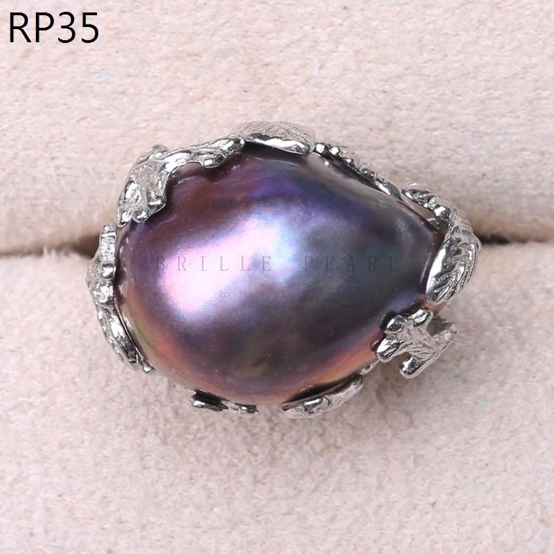 Cluster Rings Baroque Original Handmade 925 Sterling Silver Pearl Ring Genuine Natural Freshwater Dark Blue/black RP
Cluster Rings Baroque Original Handmade 925 Sterling Silver Pearl Ring Genuine Natural Freshwater Dark Blue/black RP