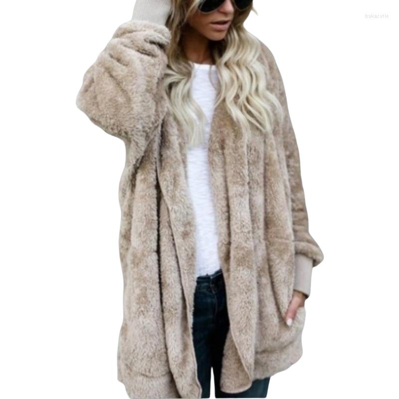 Women' Fur Womens Faux Cardigan Coat Long Sleeve Solid Fuzzy Fleece Open Front Hooded Jacket Coats
Women' Fur Womens Faux Cardigan Coat Long Sleeve Solid Fuzzy Fleece Open Front Hooded Jacket Coats