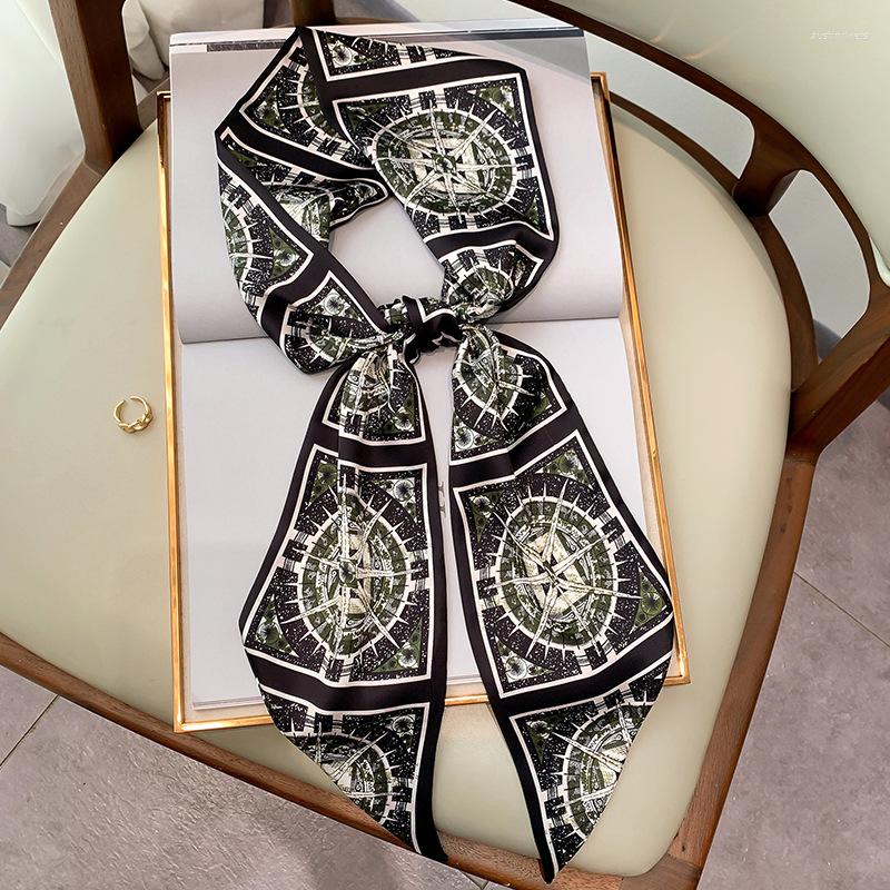 Scarves Silk Scarf Ribbon 15 150cm Luxury Retro Print Handle Bag Women Foulard Bandana Neck Ties Hair Scarfs Female Skinny 
Scarves Silk Scarf Ribbon 15 150cm Luxury Retro Print Handle Bag Women Foulard Bandana Neck Ties Hair Scarfs Female Skinny