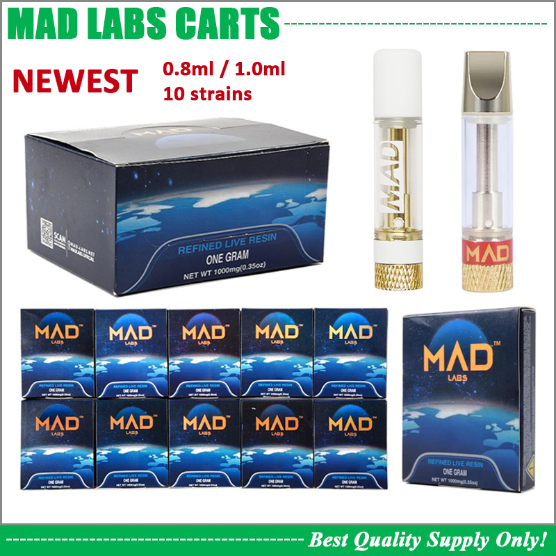Premium Mad Labs Cartridge 0.8ML 1.0ML Atomizer Pyrex Glass Tank Ceramic Coil 510 Thread Battery Disposable Vape Carts
Premium Mad Labs Cartridge 0.8ML 1.0ML Atomizer Pyrex Glass Tank Ceramic Coil 510 Thread Battery Disposable Vape Carts