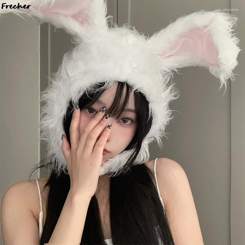 Berets Style White Plush Turban Lovely Ears Head Wrap Long Hair Cover Cosplay Costume Cute Hats Women Performance Hat
Berets Style White Plush Turban Lovely Ears Head Wrap Long Hair Cover Cosplay Costume Cute Hats Women Performance Hat