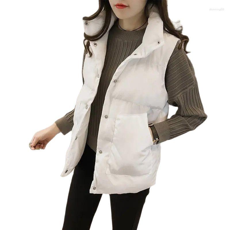 Women' Vests Vest Female Student Korean Version Winter Outer Wear Down Waistcoat Short Cotton Jacket 2022 Loose Autumn Trend M464, White
Women' Vests Vest Female Student Korean Version Winter Outer Wear Down Waistcoat Short Cotton Jacket 2022 Loose Autumn Trend M464, White
