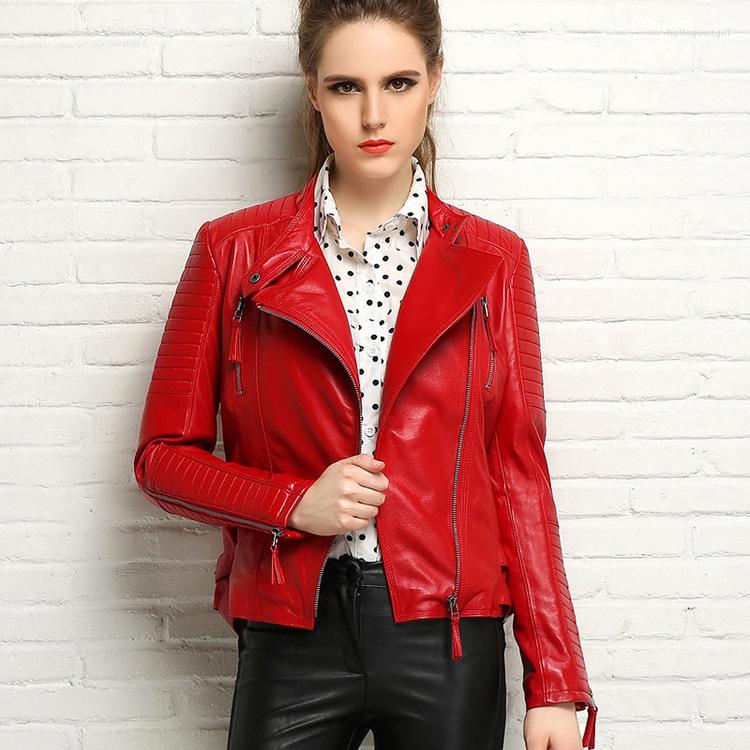 Women' Leather Style Fashion Genuine Women Slim Jackets.street Black Female Sheepskin Jacket Brand Quality Biker
Women' Leather Style Fashion Genuine Women Slim Jackets.street Black Female Sheepskin Jacket Brand Quality Biker