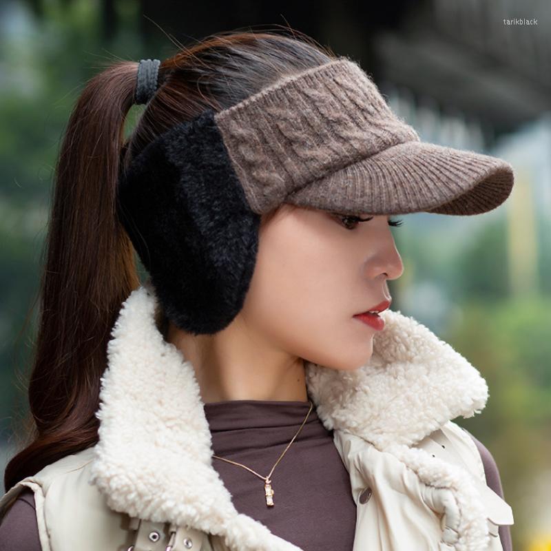 Berets Beanies Hat Female Autumn And Winter Wild Empty Top Fashion Woolen Cap Ear Protection Warm Cold Knitted, Black
Berets Beanies Hat Female Autumn And Winter Wild Empty Top Fashion Woolen Cap Ear Protection Warm Cold Knitted, Black
