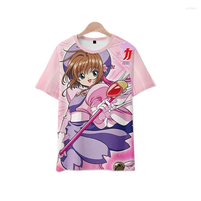 Men's T Shirts High-Q Unisex Anime Cartoon Card Captor SAKURA Cotton T-Shirt Tee 3d Punk Rock KINOMOTO Loose Tshirt
Men's T Shirts High-Q Unisex Anime Cartoon Card Captor SAKURA Cotton T-Shirt Tee 3d Punk Rock KINOMOTO Loose Tshirt