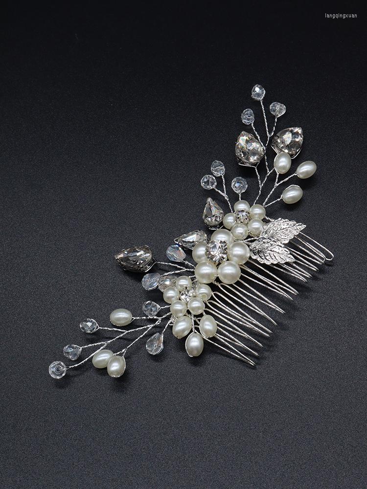 Headpieces Women Crystal Pearl Hair Combs Tiaras Wedding Jewelry Bridal Vine Handmade Rhinestone Shiny Accessories
Headpieces Women Crystal Pearl Hair Combs Tiaras Wedding Jewelry Bridal Vine Handmade Rhinestone Shiny Accessories
