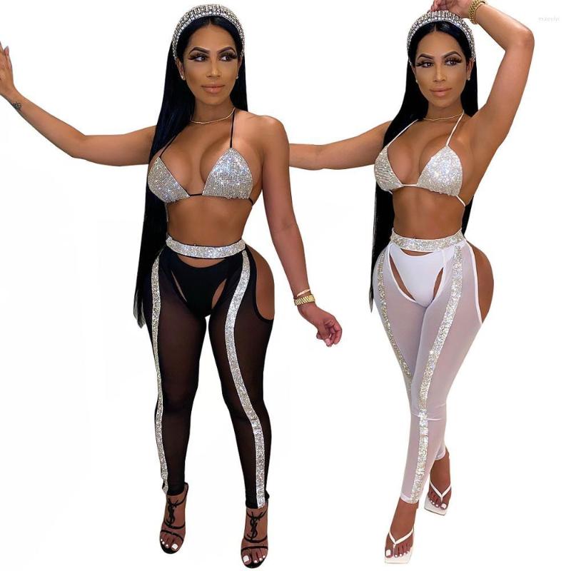 Women' Two Piece Pants DPSDE 2022 Women Sexy Club Party Style Sets Sleeveless Hanging Neck Short Top Elastic Long Pure Color, Black
Women' Two Piece Pants DPSDE 2022 Women Sexy Club Party Style Sets Sleeveless Hanging Neck Short Top Elastic Long Pure Color, Black