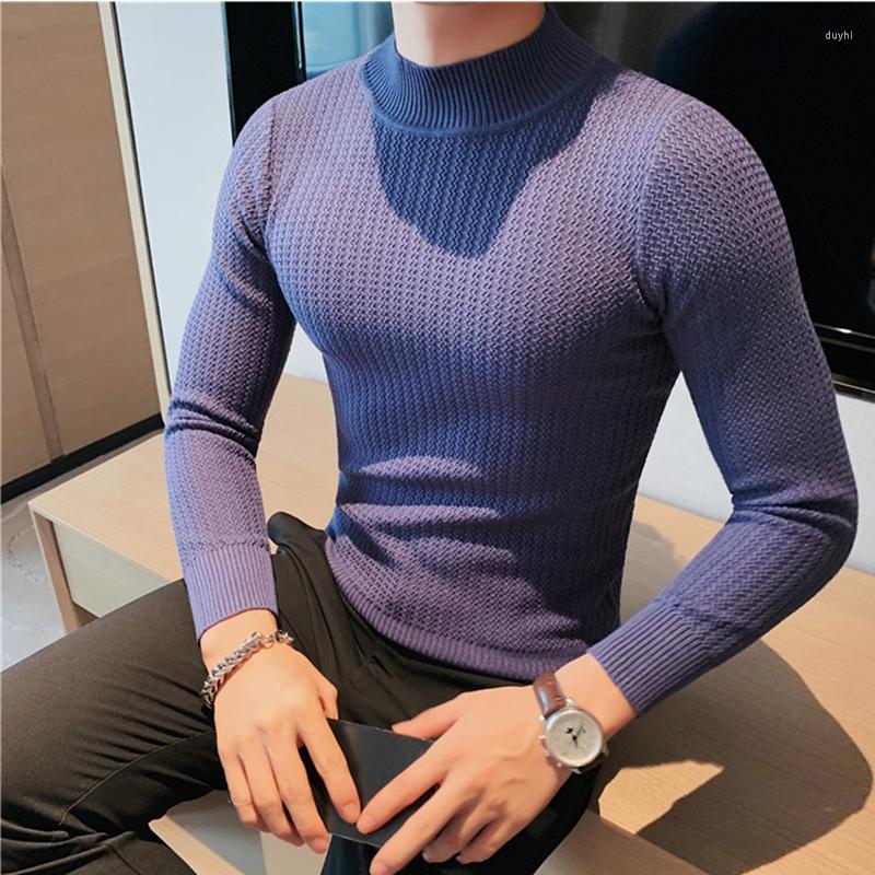 Men's Sweaters 6 Colors Winter Half Turtleneck Solid Color Sweater Men Long Sleeve Slim Warm Knit Pullovers Fashion Casual Stripe Tight, White
Men's Sweaters 6 Colors Winter Half Turtleneck Solid Color Sweater Men Long Sleeve Slim Warm Knit Pullovers Fashion Casual Stripe Tight, White