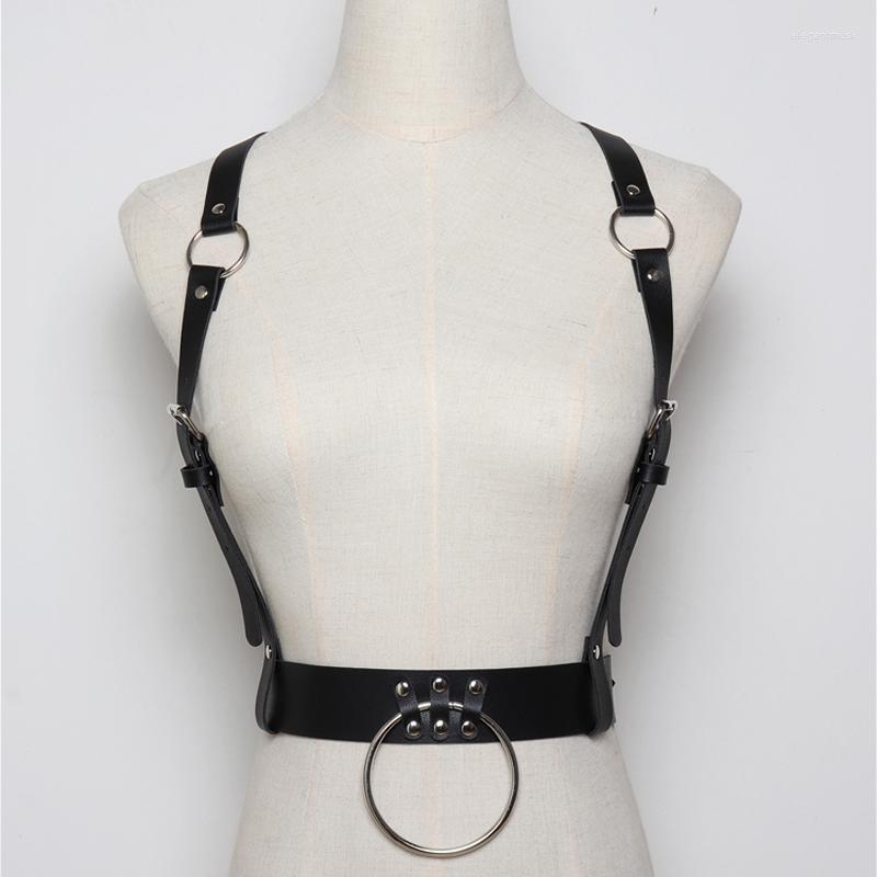 Belts Sexy Women Leather Blet Female Punk Bondage Body Waist Cage Sculpting Harness Suspenders Metal Ring Belt, Black
Belts Sexy Women Leather Blet Female Punk Bondage Body Waist Cage Sculpting Harness Suspenders Metal Ring Belt, Black