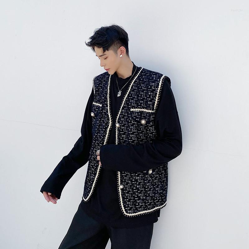 Men's Vests Men Vintage Edging Casual Loose Vest Coat Male Women Autumn Korean Style Sleeveless Jacket Waistcoat Outerwear, My16
Men's Vests Men Vintage Edging Casual Loose Vest Coat Male Women Autumn Korean Style Sleeveless Jacket Waistcoat Outerwear, My16
