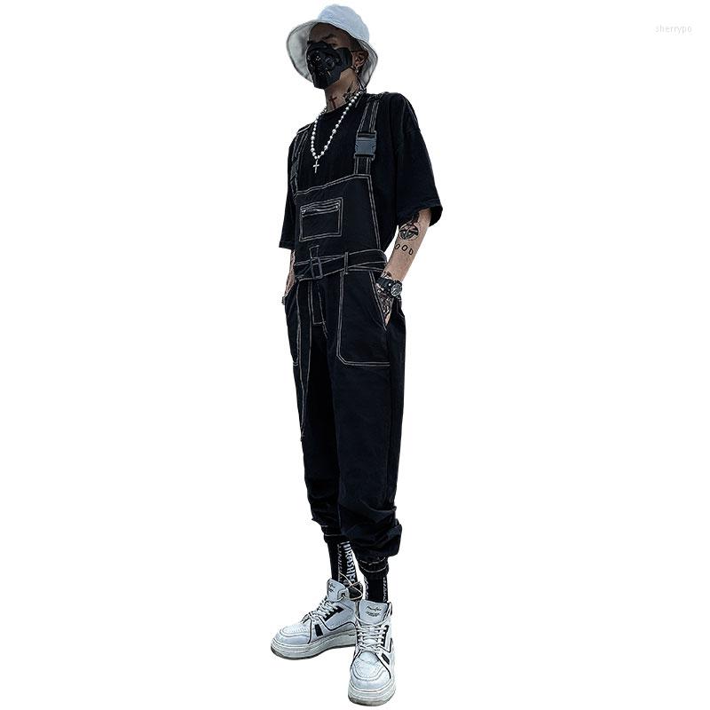 Men' Pants 2022 Summer Overalls Men Woman Bib Jumpsuits Korean Version Tie Feet Cool Trend Street Hip Hop Coverall Black Trousers
Men' Pants 2022 Summer Overalls Men Woman Bib Jumpsuits Korean Version Tie Feet Cool Trend Street Hip Hop Coverall Black Trousers