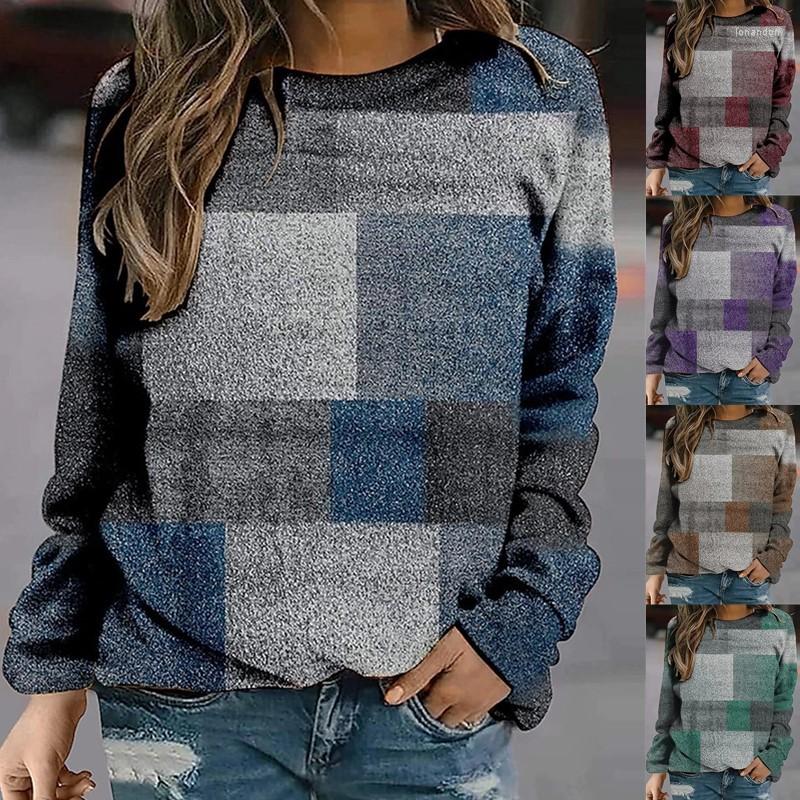 Women' Hoodies 2022 Autumn And Winter Women' Casual Loose Plaid Printing Long-sleeved T-shirt Vintage O-Neck Oversize Pullover, Blue
Women' Hoodies 2022 Autumn And Winter Women' Casual Loose Plaid Printing Long-sleeved T-shirt Vintage O-Neck Oversize Pullover, Blue