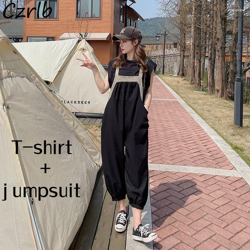 Women' Two Piece Pants Women' Women Sets 2 Pieces Sleeveless Fashion Leisure Simple Tops Patchwork Ankle Length Preppy Style Lady, T-shirt
Women' Two Piece Pants Women' Women Sets 2 Pieces Sleeveless Fashion Leisure Simple Tops Patchwork Ankle Length Preppy Style Lady, T-shirt