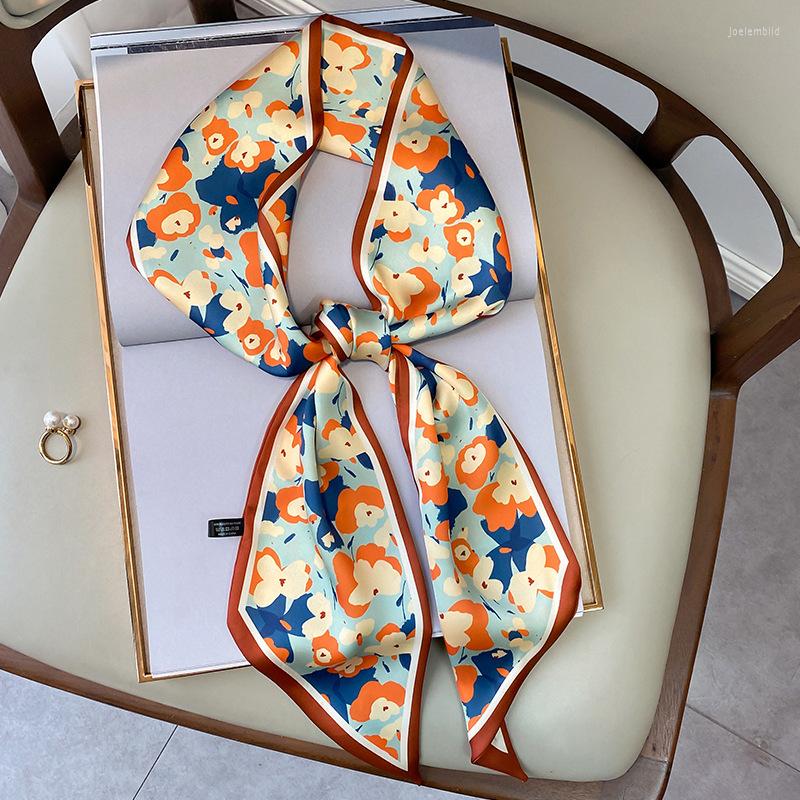 Scarves Silk Scarf Ribbon 15 150cm Fashion Floral Print Lady Handle Bag Women Foulard Bandana Neck Hair Hijab Skinny Scarfs
Scarves Silk Scarf Ribbon 15 150cm Fashion Floral Print Lady Handle Bag Women Foulard Bandana Neck Hair Hijab Skinny Scarfs