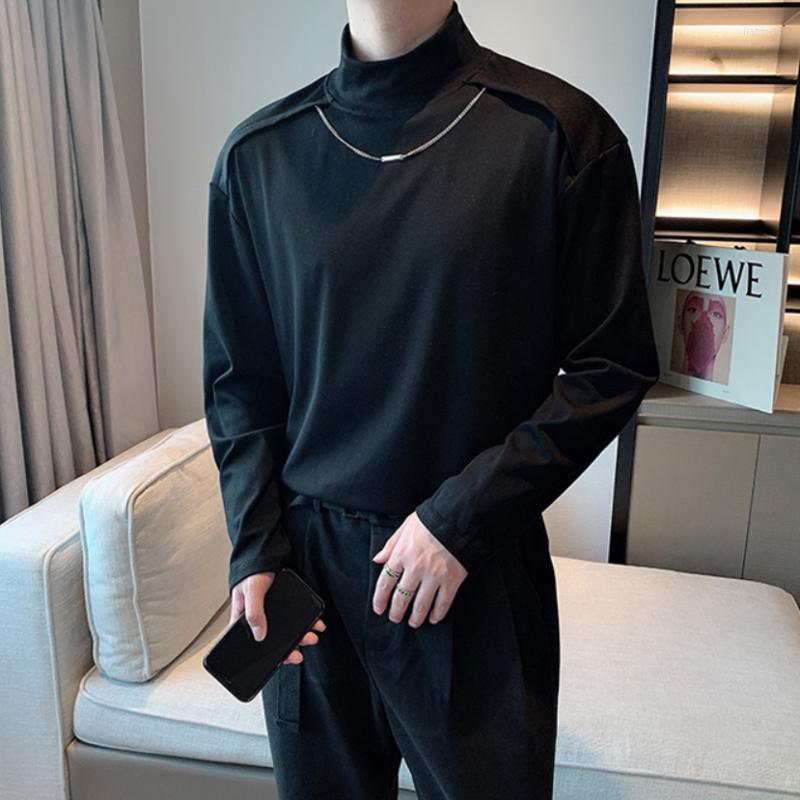 Men's T Shirts Man Summer Super Soft Half High Collar White Men Long Sleeve Modal Flexible T-shirt Color Basic Casual Tee Shirt, Black
Men's T Shirts Man Summer Super Soft Half High Collar White Men Long Sleeve Modal Flexible T-shirt Color Basic Casual Tee Shirt, Black