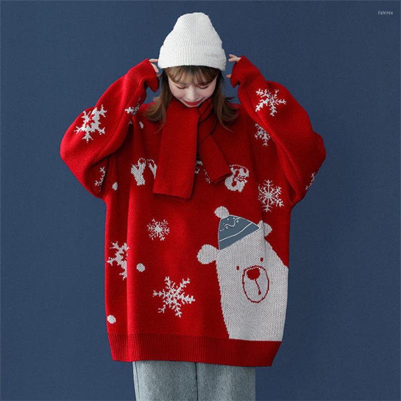Women' Sweaters Winter Christmas Knitted Female Pullovers Sweater Kawaii O-Neck Full Sleeves Streetwear Fashion Cute Women Warm Soft Tops
Women' Sweaters Winter Christmas Knitted Female Pullovers Sweater Kawaii O-Neck Full Sleeves Streetwear Fashion Cute Women Warm Soft Tops