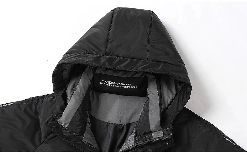Mens Down Parkas Winter Warm Down Jacket Mens Hooded Casual Parka Coat 80% White Duck Down Jackets Men Thicken Solid Color Zipper Coats M5XL 221010