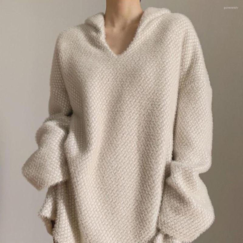 Women' Sweaters Sweater Women Lapel V-neck Imitation Long-sleeved Top Loose 2022 Autumn Ladies Pullover Minimalist Style Jersey, Beige
Women' Sweaters Sweater Women Lapel V-neck Imitation Long-sleeved Top Loose 2022 Autumn Ladies Pullover Minimalist Style Jersey, Beige