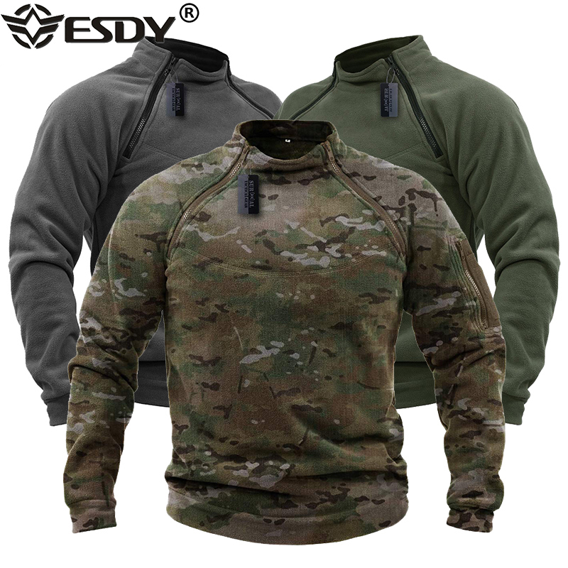 Men' Sweaters Men Military Fleece Jacket Spring Winter Army Fans Tactics Zipper Sweater Pullover Warm Liner Outdoor Hiking Coats Training Tops 221010, Green
Men' Sweaters Men Military Fleece Jacket Spring Winter Army Fans Tactics Zipper Sweater Pullover Warm Liner Outdoor Hiking Coats Training Tops 221010, Green
